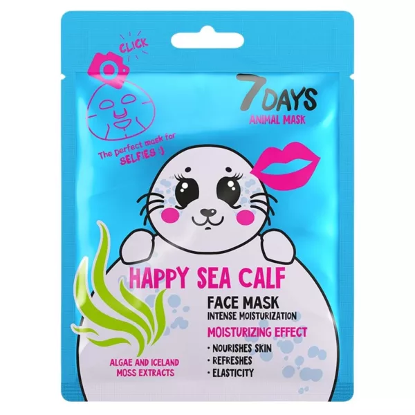 ماسک ورقه ای مرطوب کننده سون دیز Happy Sea Calf