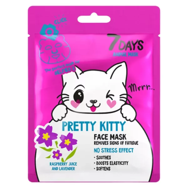 ماسک ورقه ای ضد استرس سون دیز Pretty Kitty