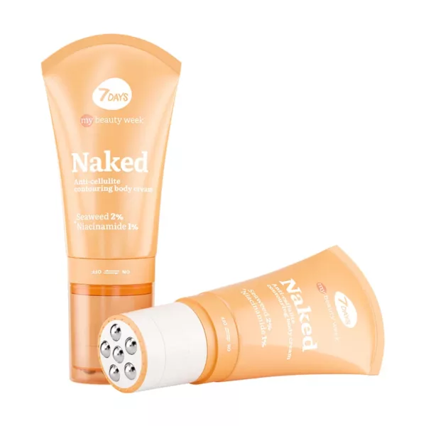 کرم بدن ضد سلولیت سون دیز همراه با ماساژور مدل naked