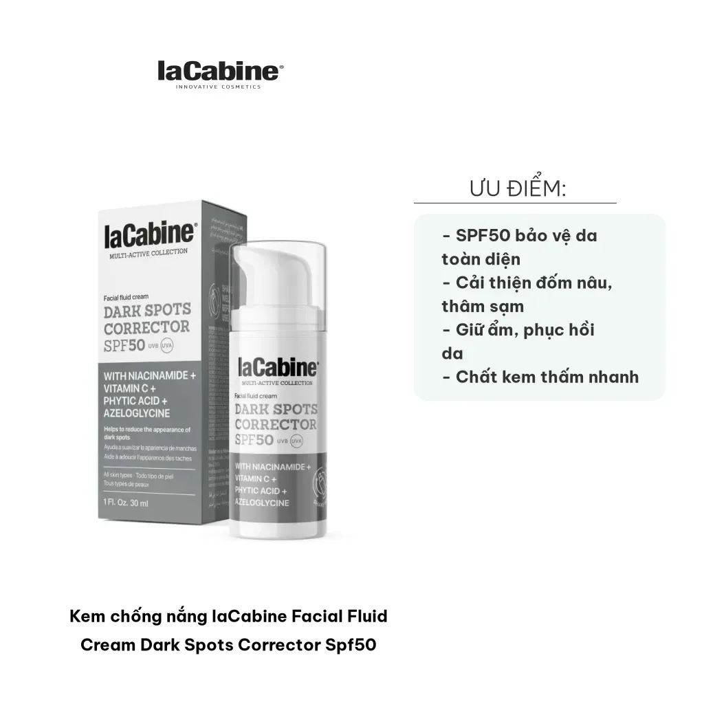 ضد آفتاب ضد لک قوی لاکابین حاوی نیاسینامید