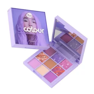 پالت سایه ۹ تایی بی کالر مدل 01 violet macarons