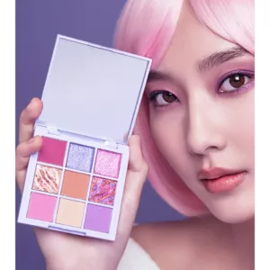 پالت سایه ۹ تایی بی کالر مدل 01 violet macarons