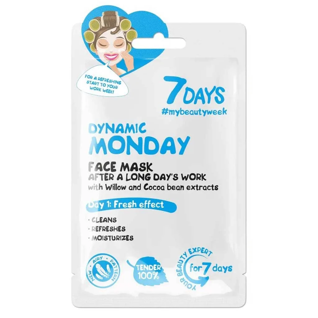 ماسک صورت ورقه ای شاداب کننده سون دیز مدل Dynamic Monday