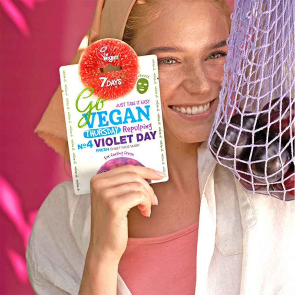 ماسک صورت ورقی مغدی سون دیز مدل violet day