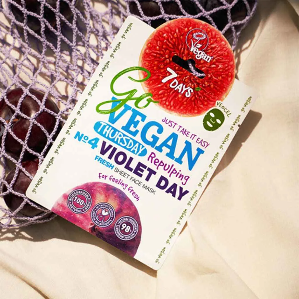 ماسک صورت ورقی مغدی سون دیز مدل violet day
