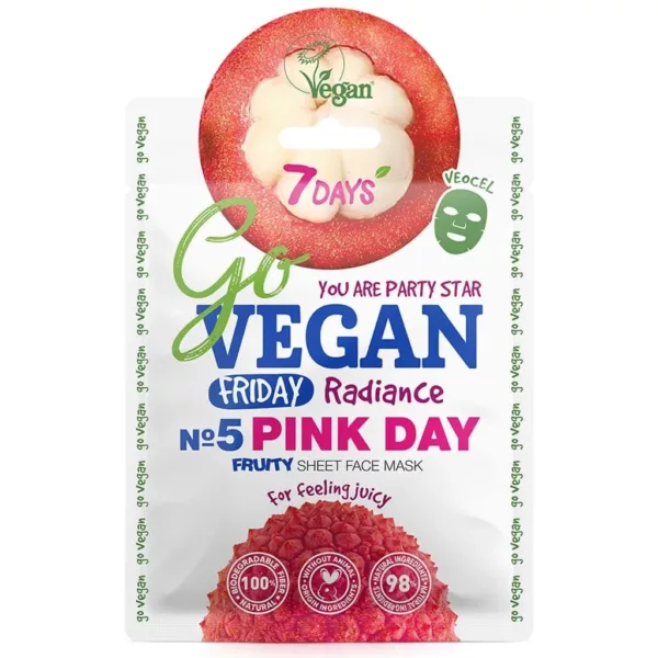 ماسک صورت ورقه ای روشن کننده سون دیز مدل Pink Day