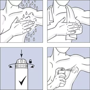 اسپری بدن 48 ساعته مردانه رکسونا antibacterial protection