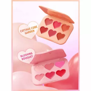 پالت رژگونه قلبی شیگلم مدل Blushing Bouquet