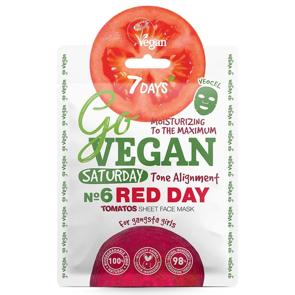 ماسک صورت ورقه ای مرطوب کننده سون دیز مدل Red Day