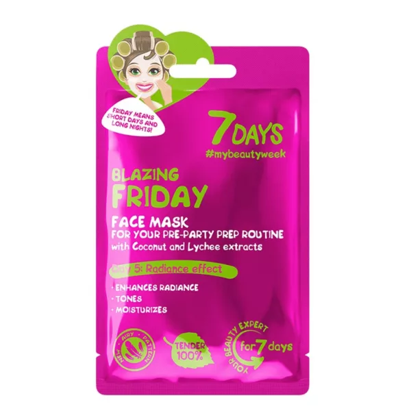 ماسک صورت ورقی مرطوب کننده سون دیز مدل blazing Friday