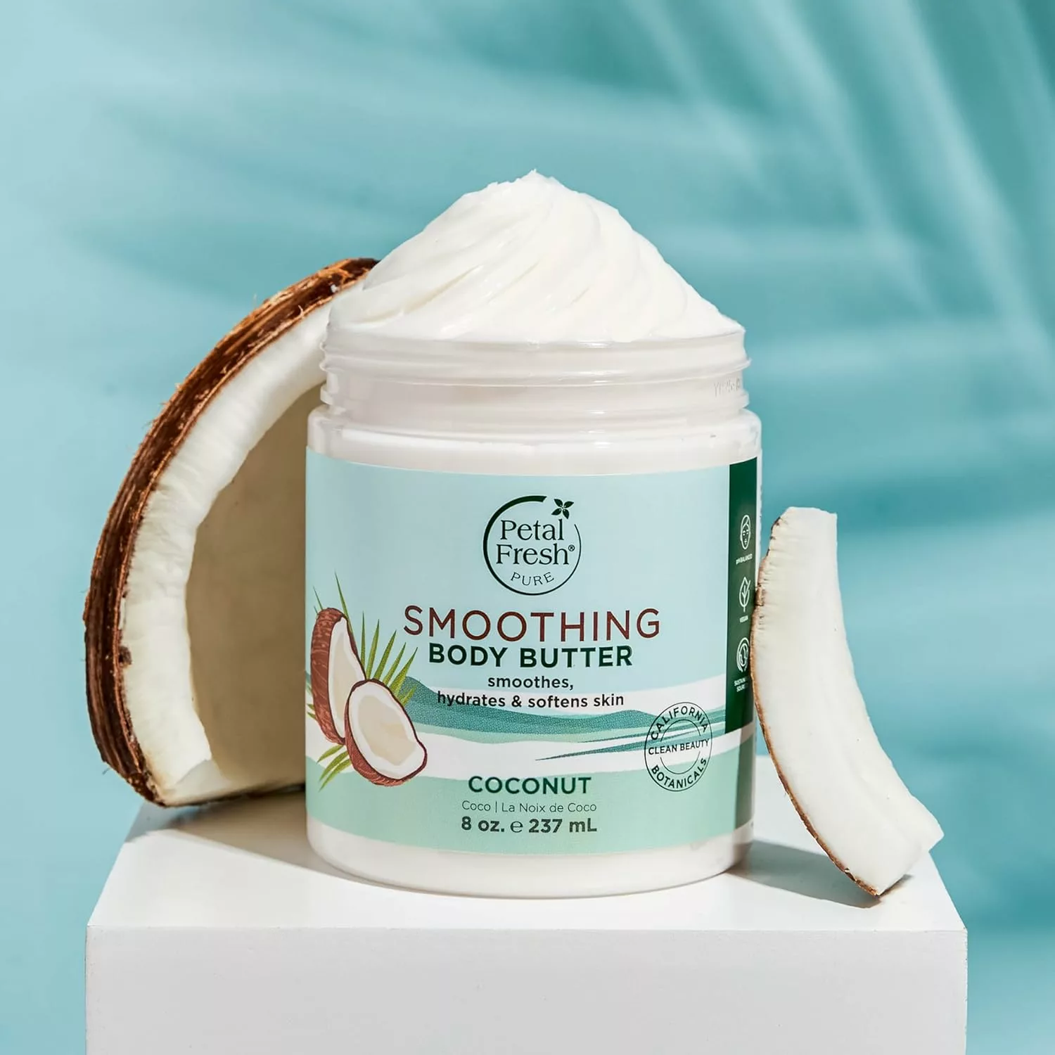 کره بدن پتال فرش نارگیل آبرسان و مرطوب کننده قوی coconut