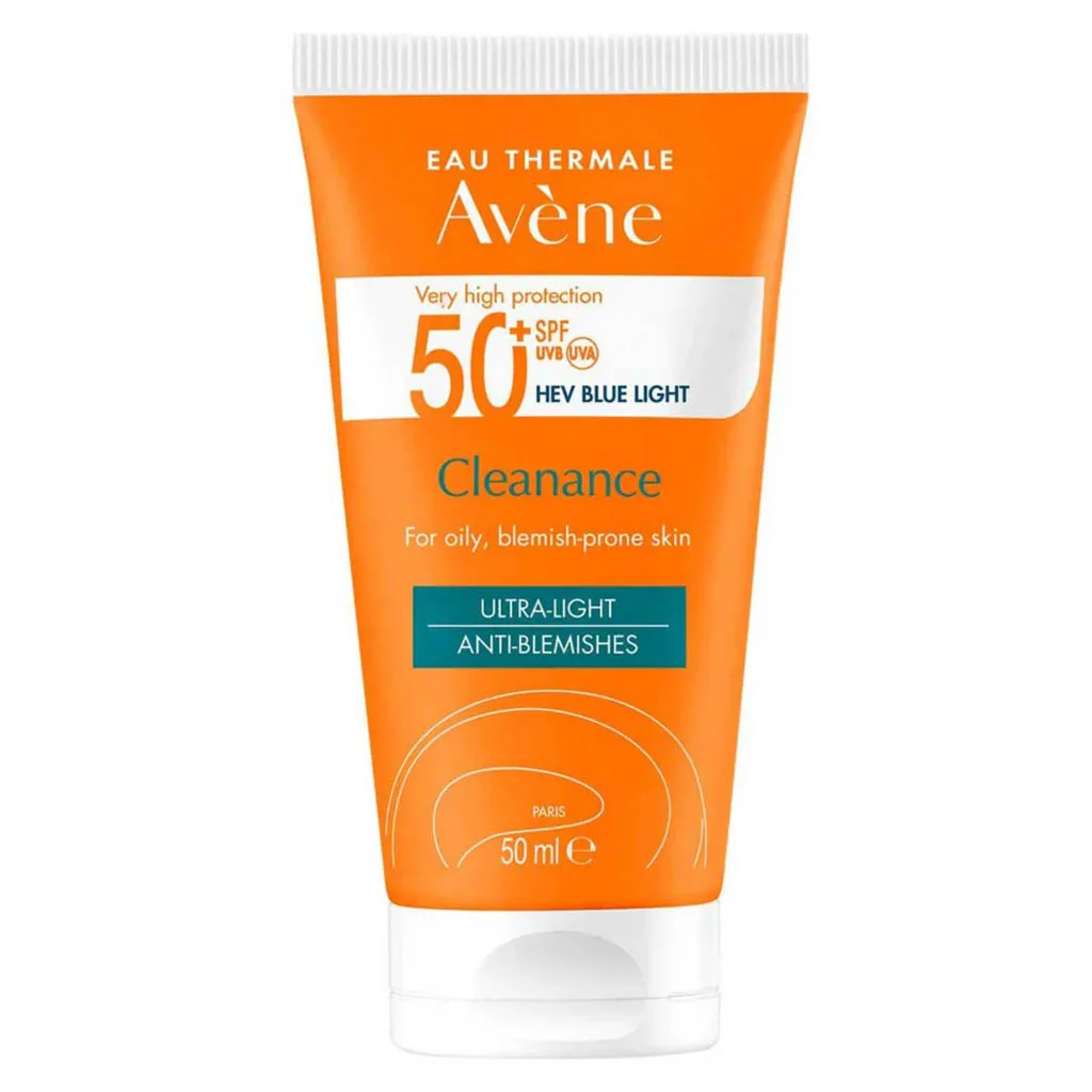 ضدآفتاب اون مخصوص پوست چرب و جوش دار cleanave SPF50