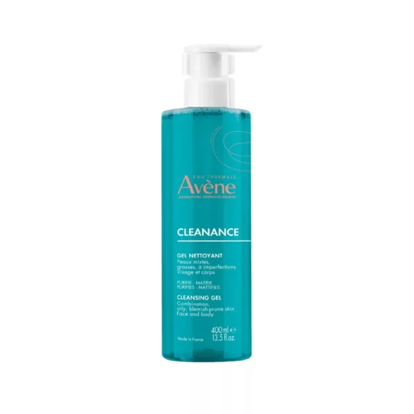 ژل شوینده اون Avene پوست چرب و مستعد آکنه اون 400میل