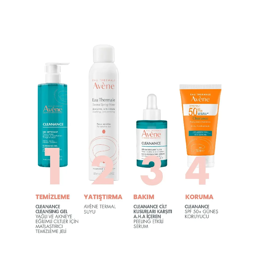 ژل شوینده اون Avene پوست چرب و مستعد آکنه اون 400میل