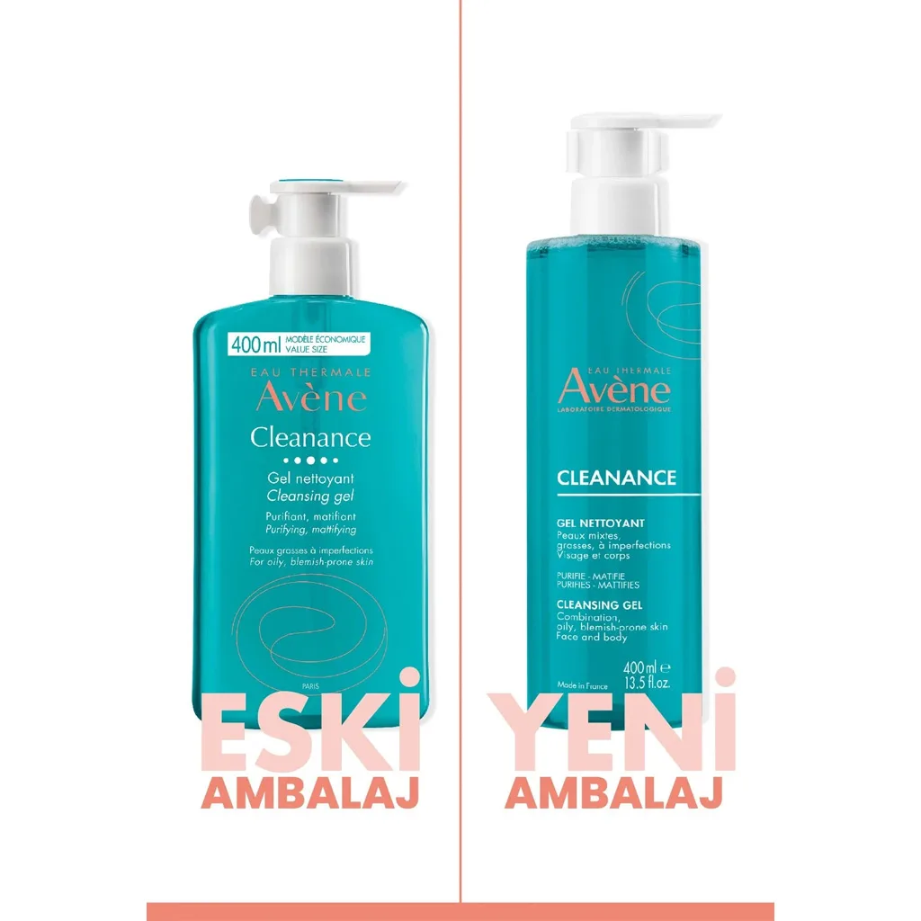 ژل شوینده اون Avene پوست چرب و مستعد آکنه اون 400میل