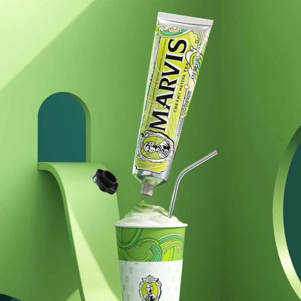 خمیردندان مارویس چای ماچا CREAMY MATCHA TEA