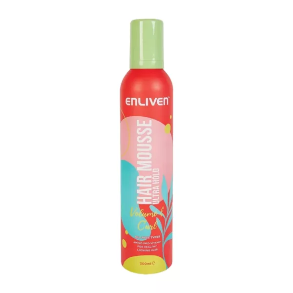 موس مو فر انلیون ساخت انگلیس 300 میل ENLIVEN MOUSSE ULTRA HOLD