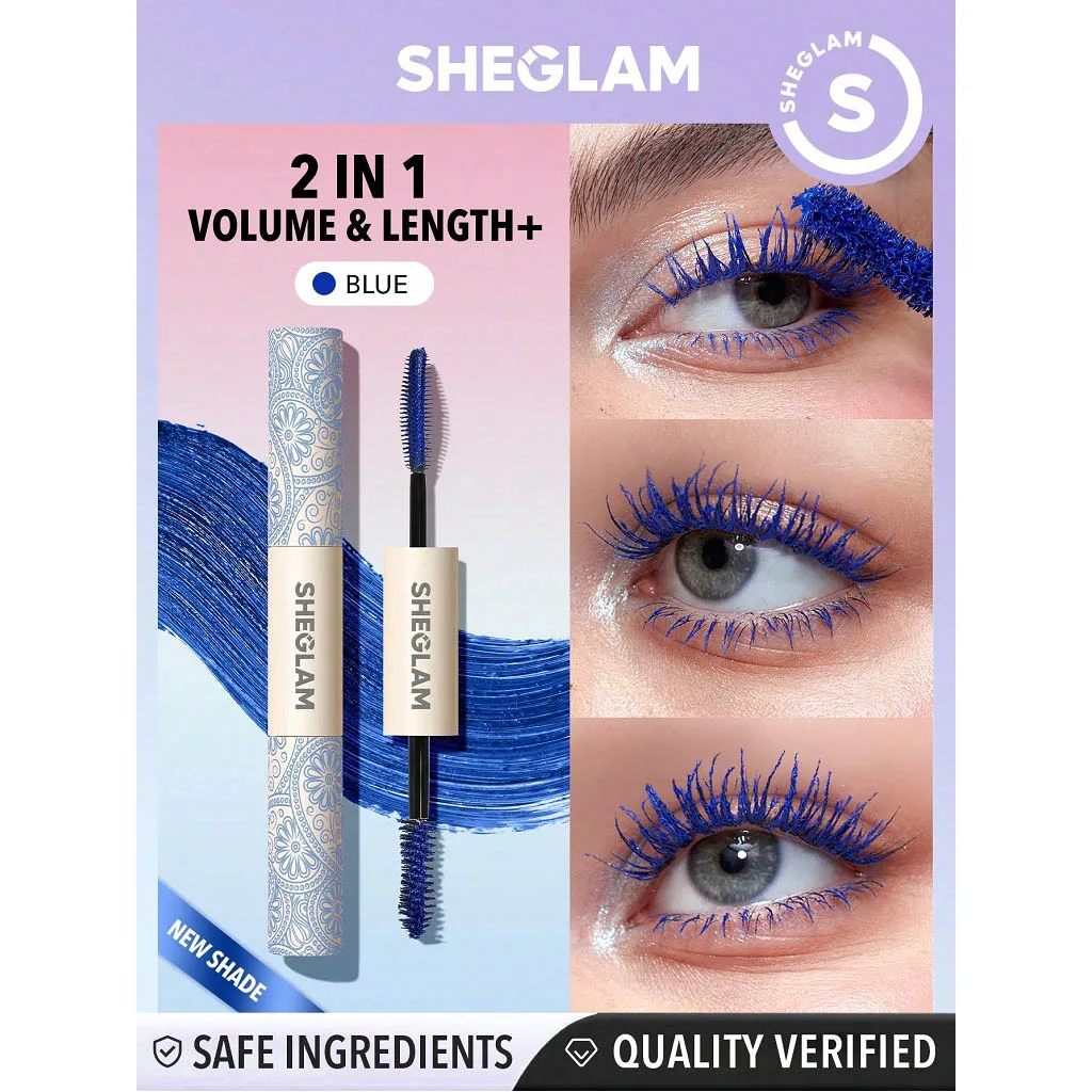 ریمل ضدآب شیگلم رنگ آبی waterproof