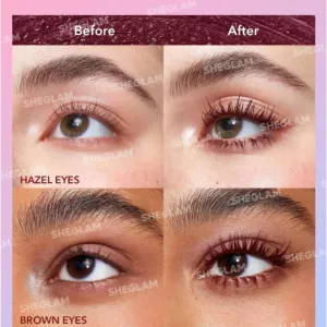 ریمل ضدآب شیگلم رنگ بورگاندی Waterproof burgundy