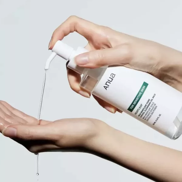 شوینده روغنی آنوا پوست حساس مدل هارت لیف Mild 200 میل