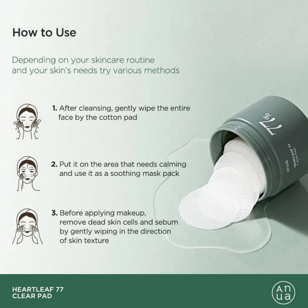 پد پاکسازی کننده و تسکین دهنده آنوا