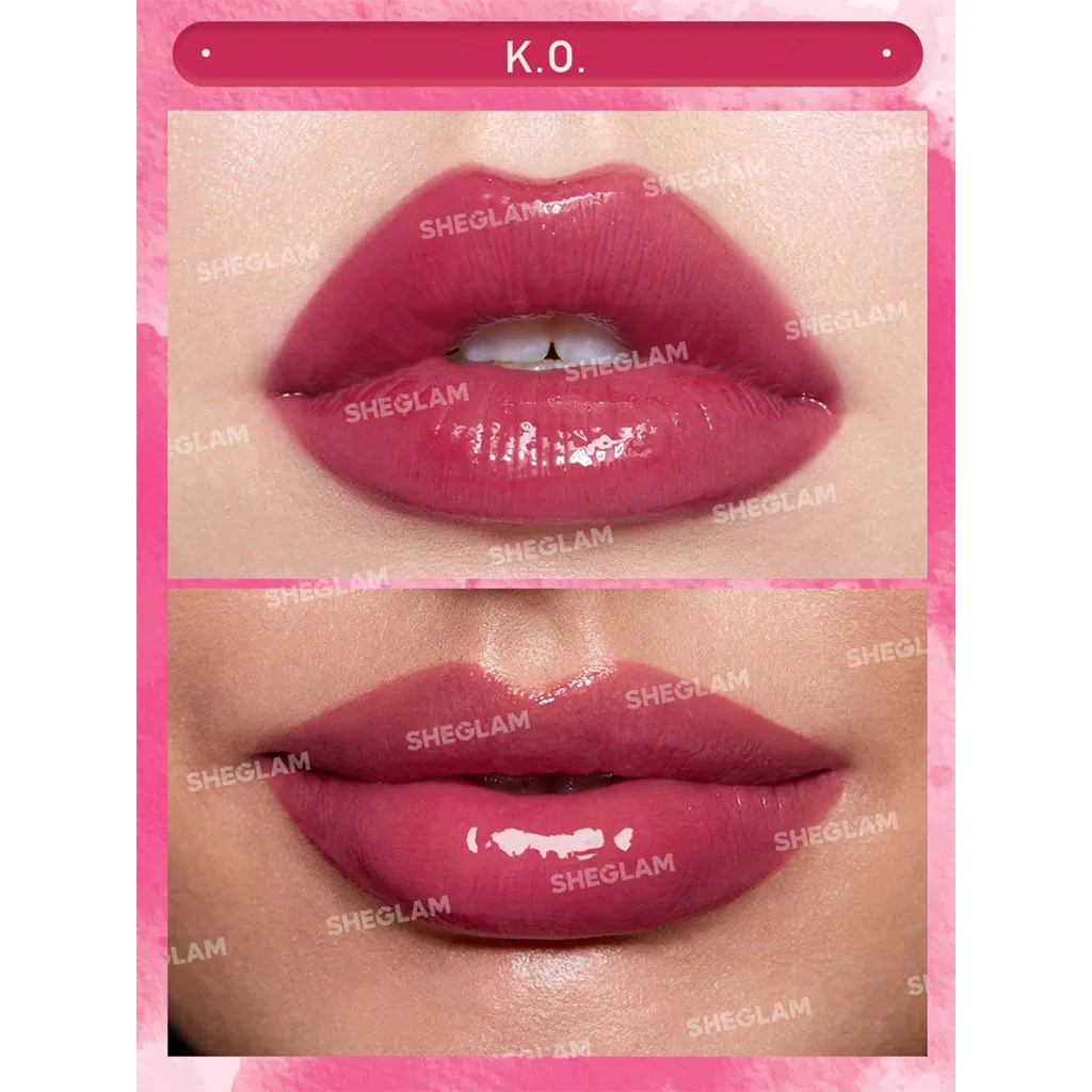لیپ گلاس شیگلم سر پد دار اسفنجی مدل pout pillow