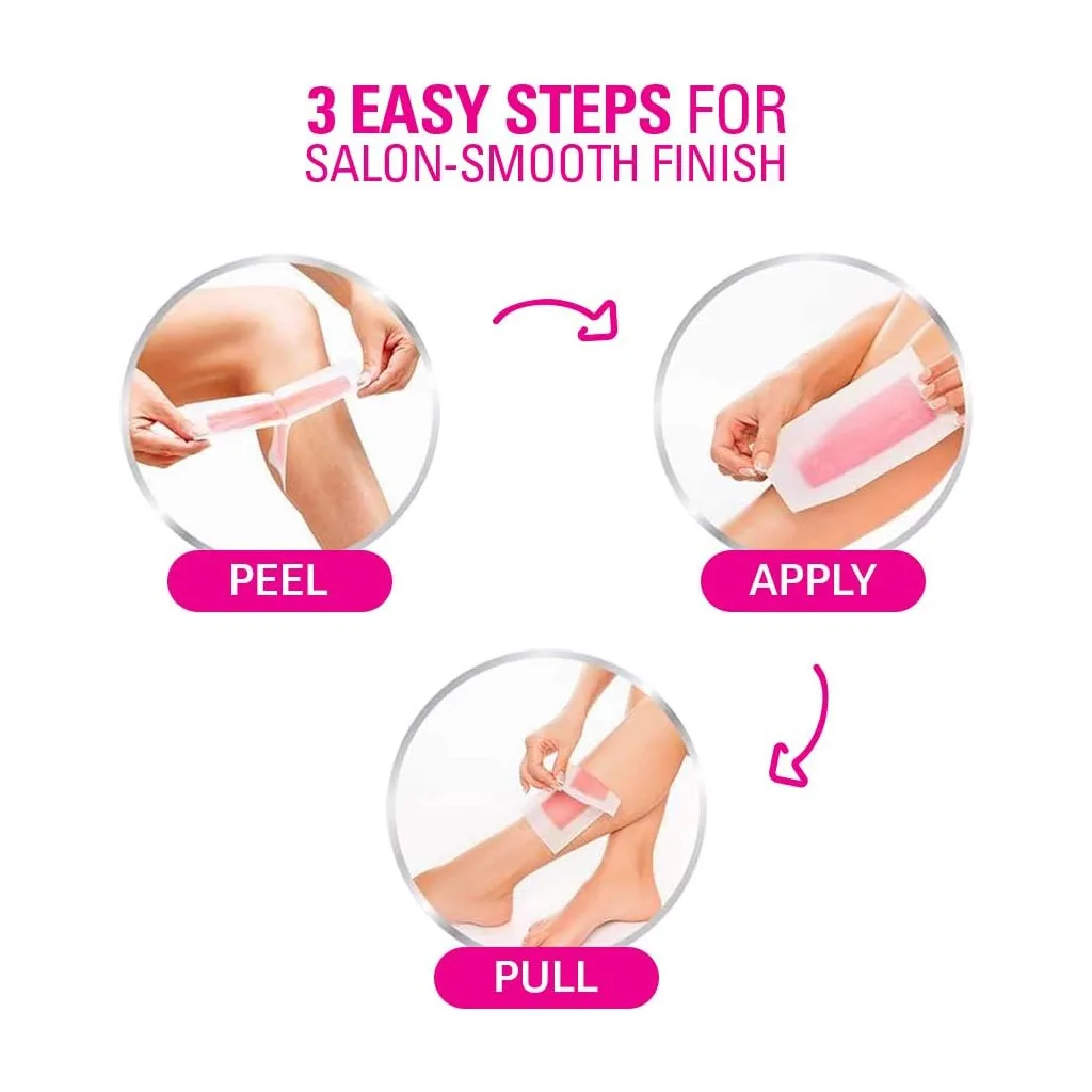 نوار وکس موبر ویت Veet آبی پوست حساس رایحه روغن بادام 20 عددی