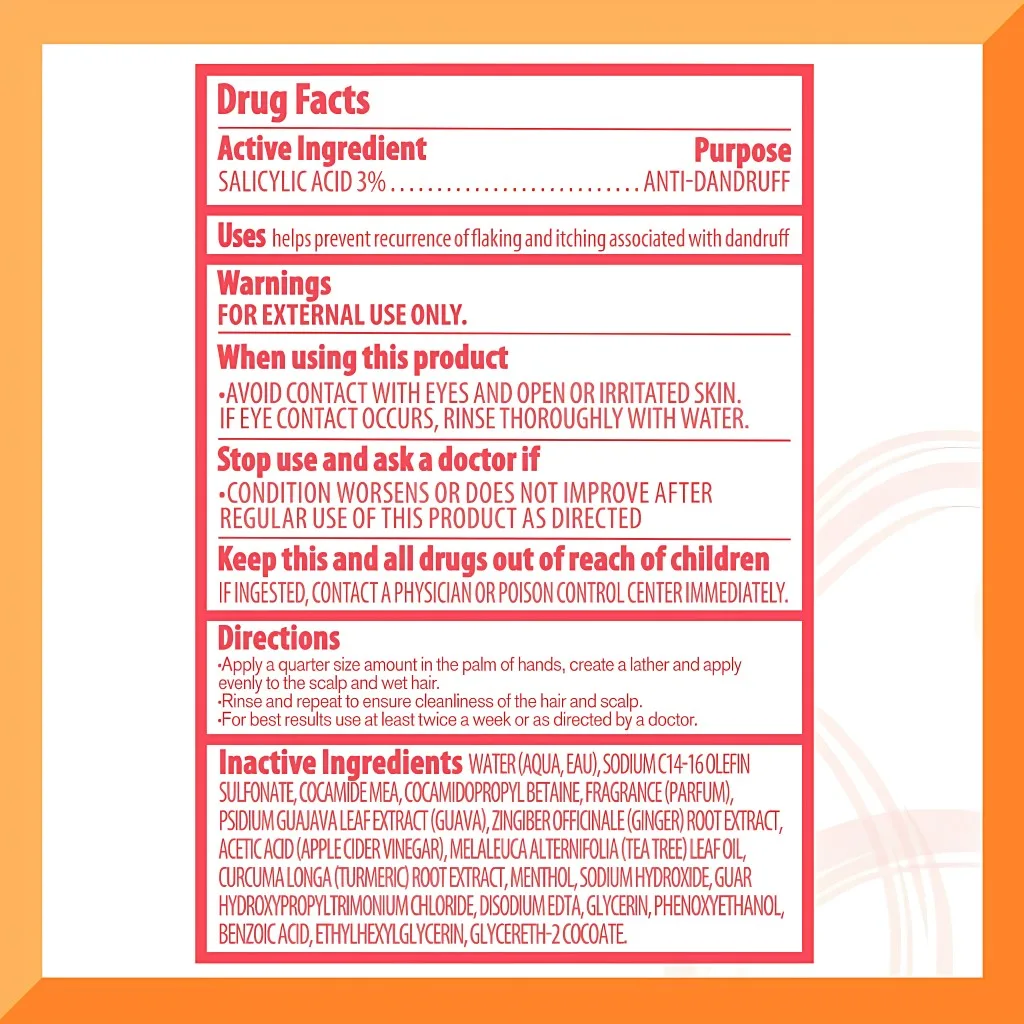 شامپو گواوا کنتو موی فر پاکسازی اسکالپ ضد شوره