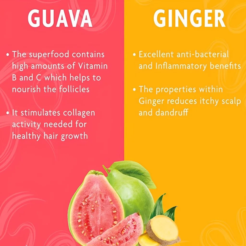 شامپو گواوا کنتو موی فر پاکسازی اسکالپ ضد شوره