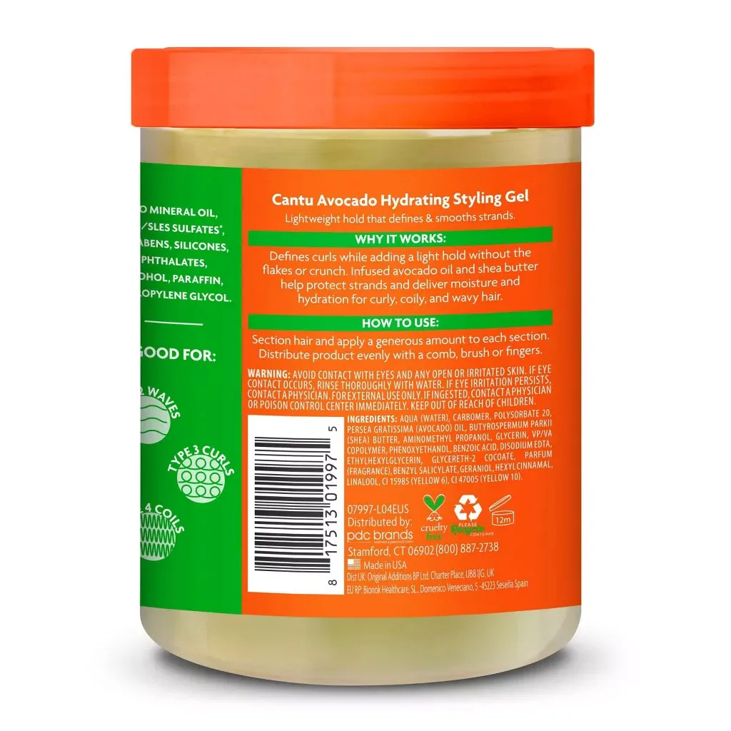 ژل مو آبرسان کنتو موی فر شی باتر و آووکادو