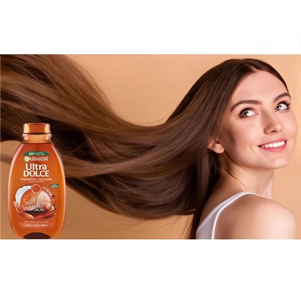 شامپو صاف کننده مو گارنیر حاوی نارگیل و کره کاکائو BURRO DI CACAO