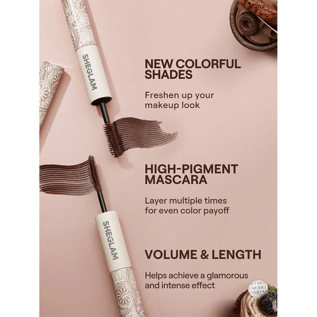 ریمل ضدآب شیگلم رنگ قهوه ای (ماکیاتو) Waterproof MACCHIATO