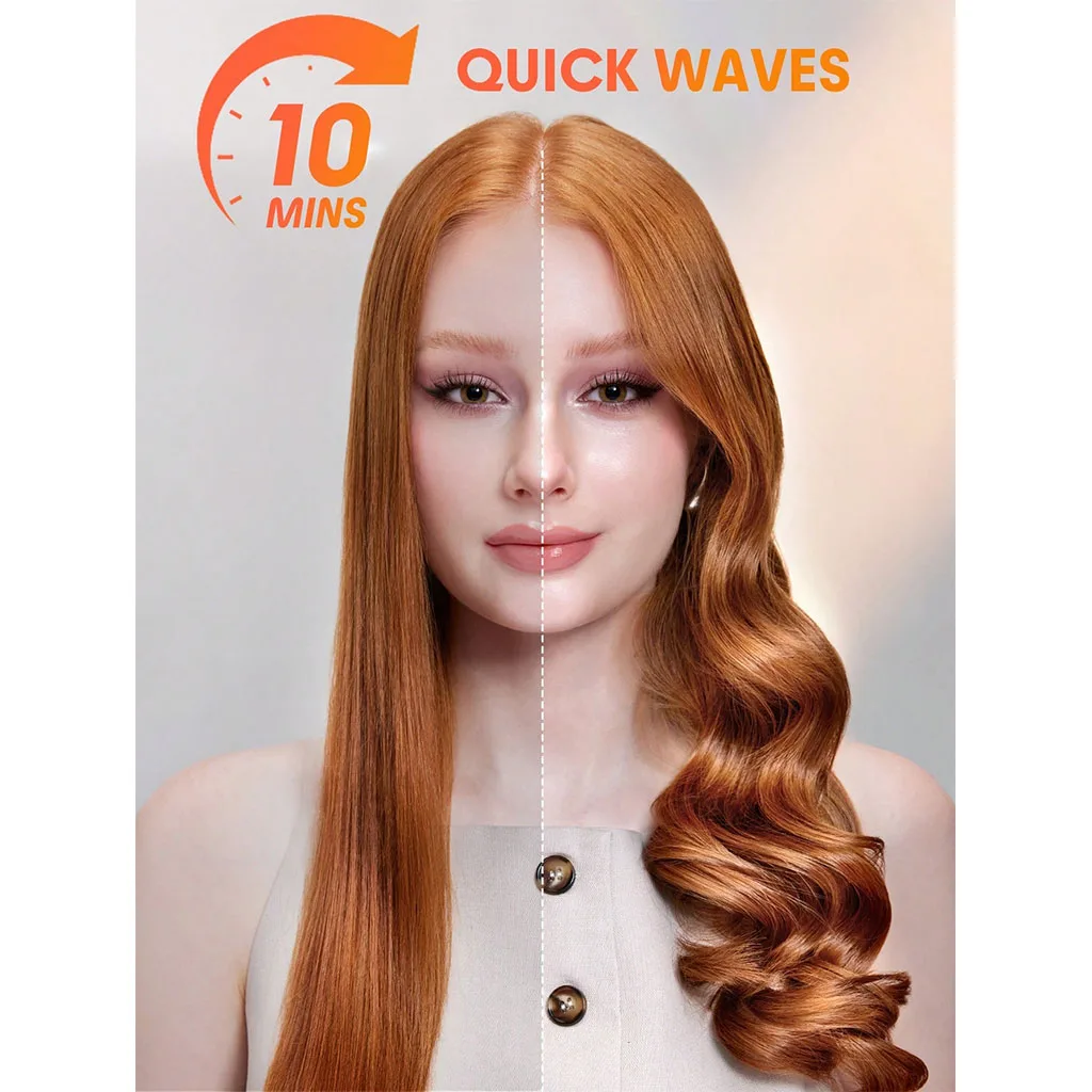 دستگاه فرکننده مو شیگلم چرخشی جادویی ٢ سایز