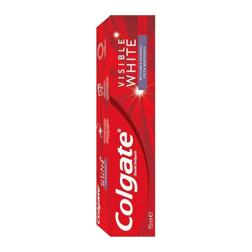 خمیردندان کولگیت سفید کننده طبیعی VISABLE WHITE