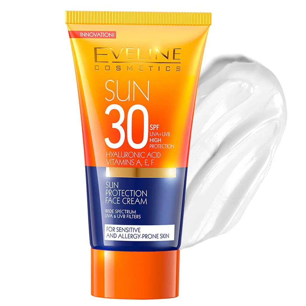 ضدآفتاب و ضد چروک اولاین پوست حساس و دارای آلرژی SPF 30