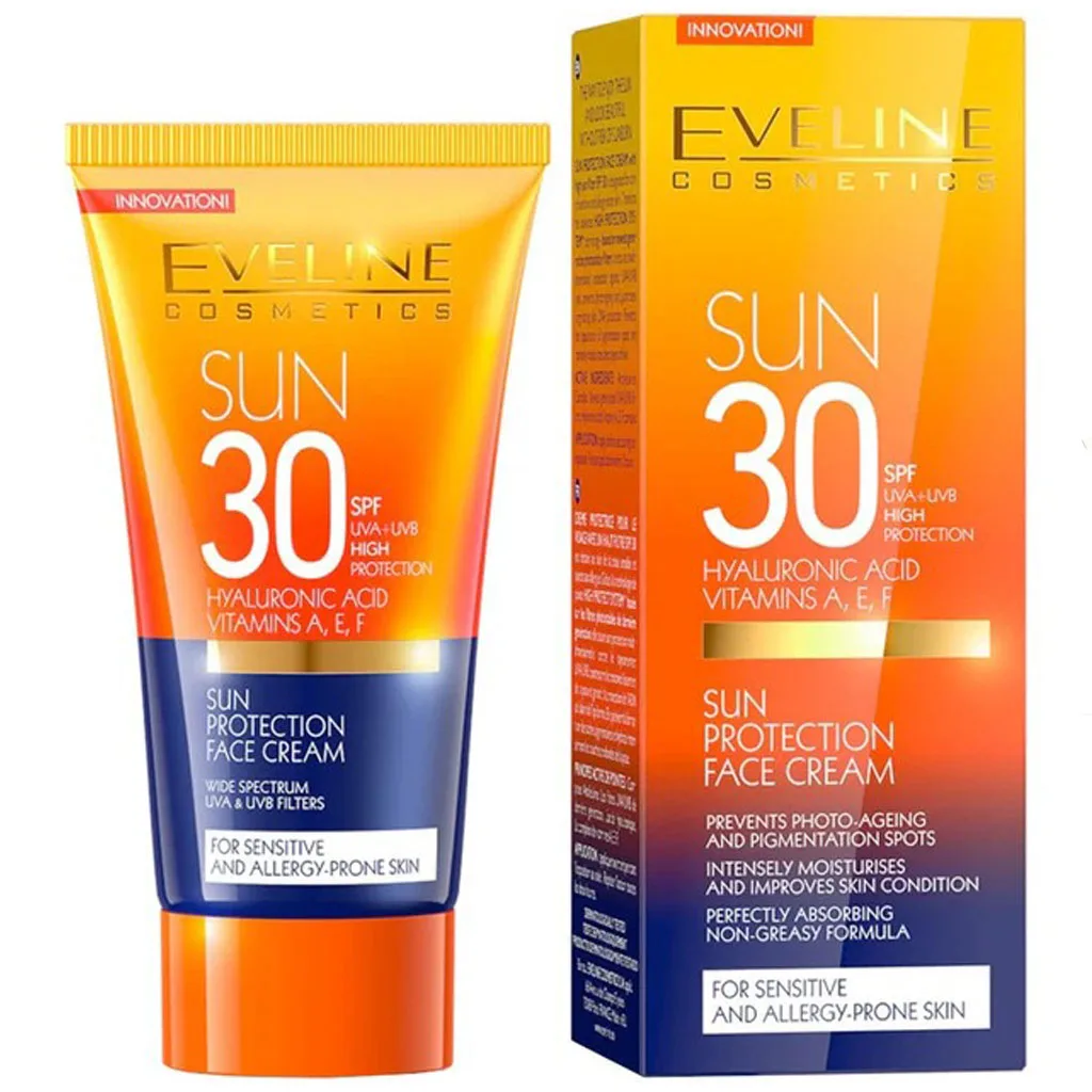 ضدآفتاب و ضد چروک اولاین پوست حساس و دارای آلرژی SPF 30