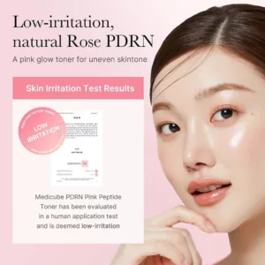 تونر تسکین دهنده مدی کیوب PDRN PINK CICA