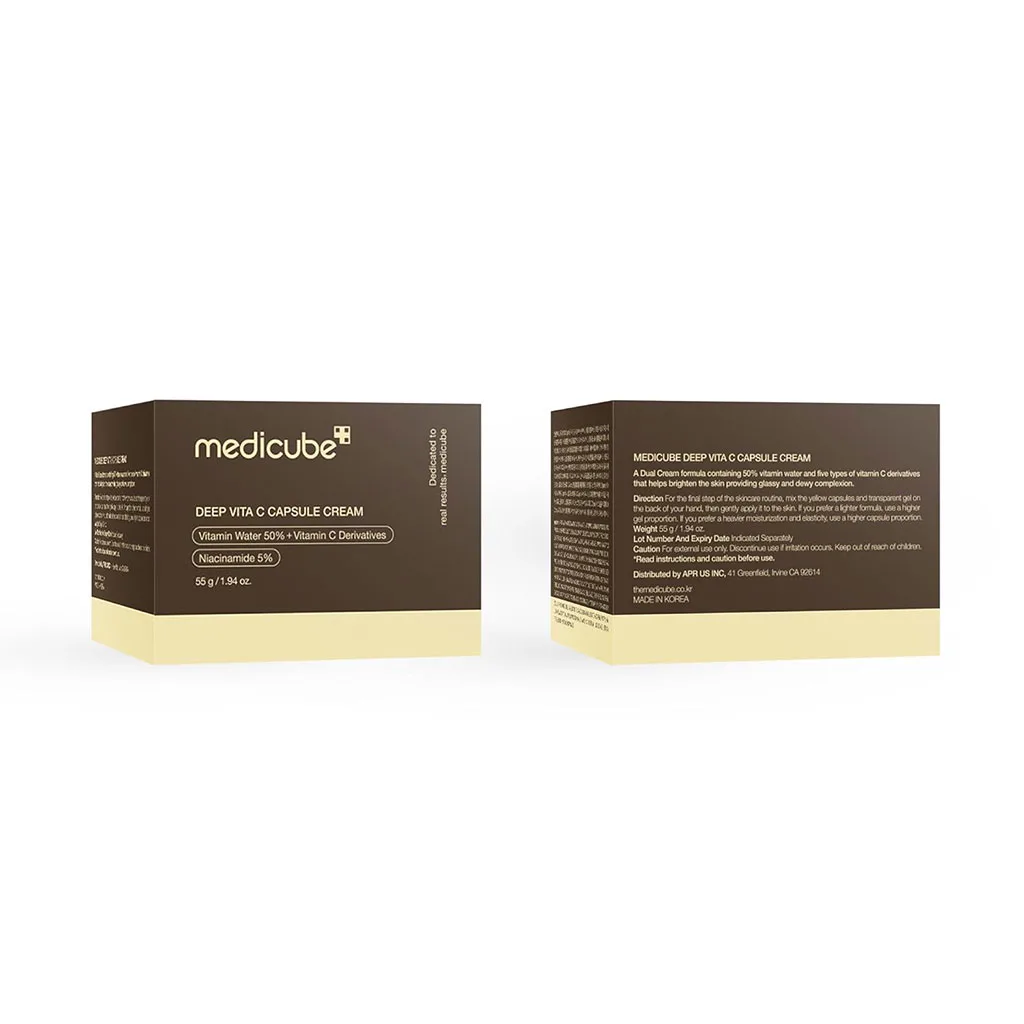 کرم کپسول ویتامین سی مدی کیوب