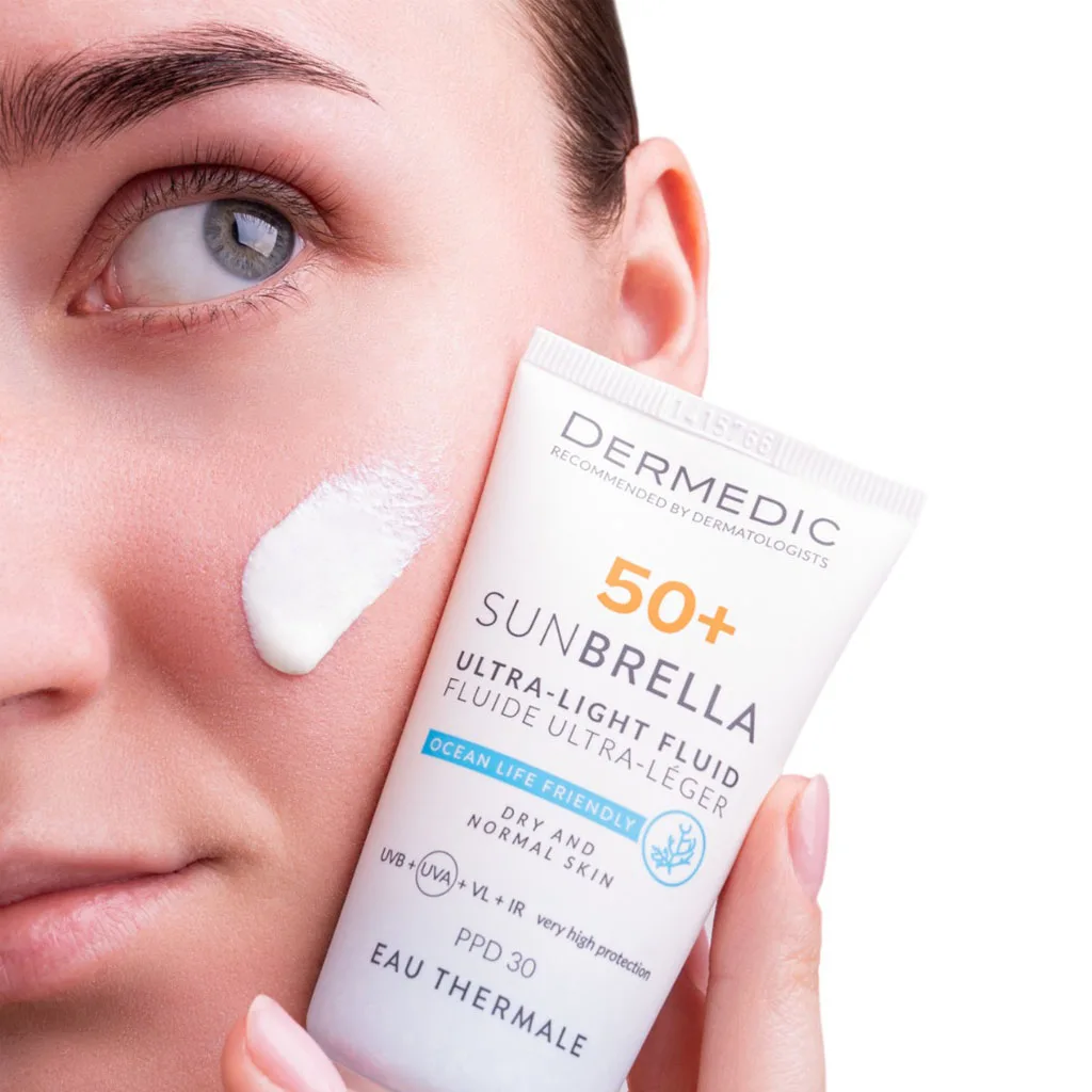 ضد آفتاب اولترا فلوئید درمدیک پوست مختلط و چرب