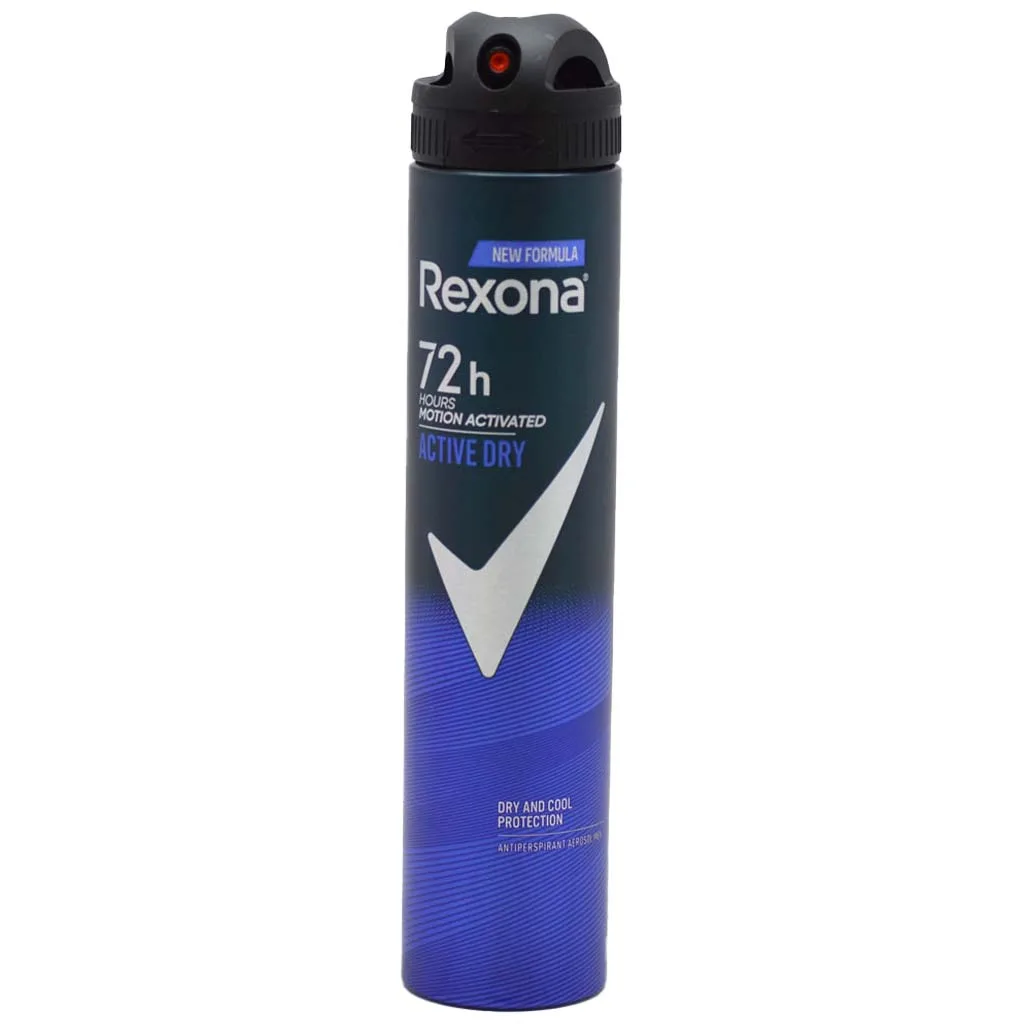اسپری رکسونا مردانه 72 ساعته مدل ACTIVE DRY