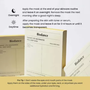 ماسک صورت بایودنس نیاسینامید ضدلک اصل کره جنوبی