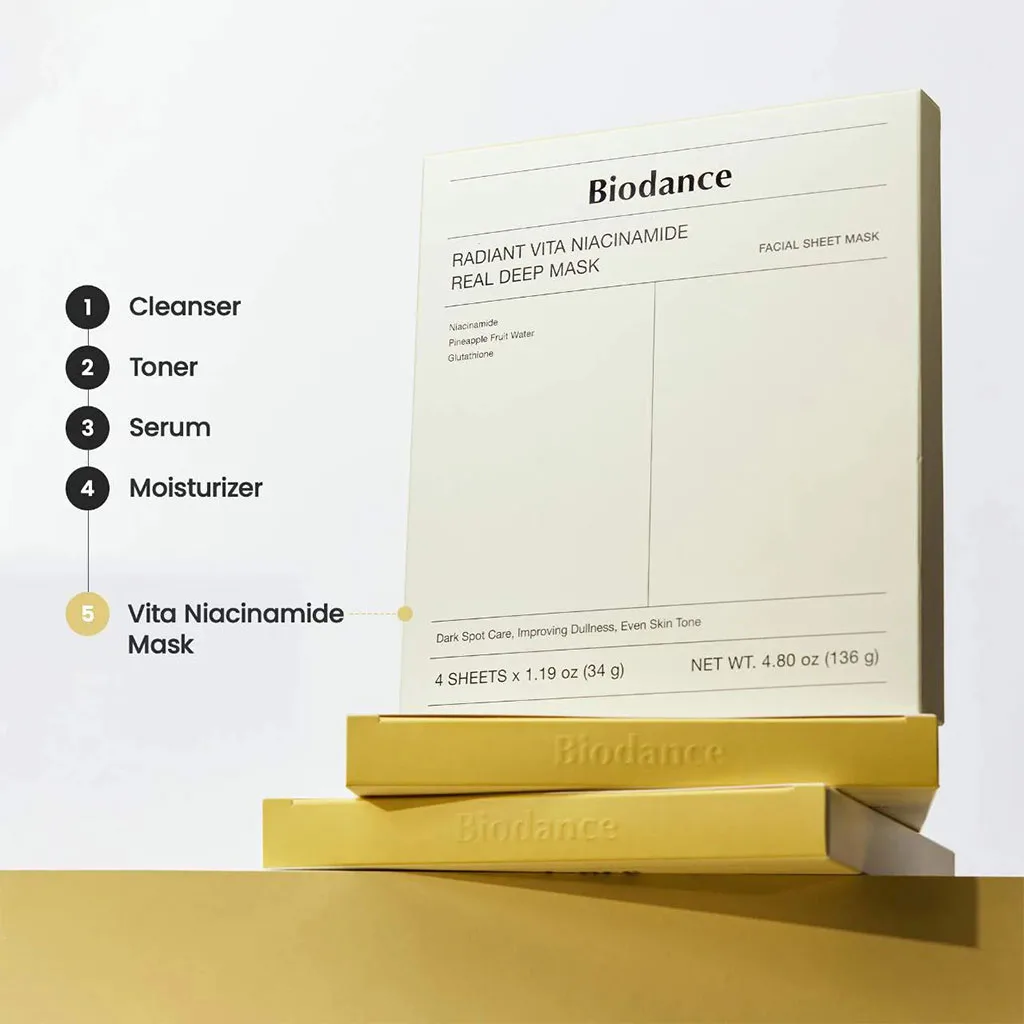 ماسک صورت بایودنس نیاسینامید ضدلک اصل کره جنوبی