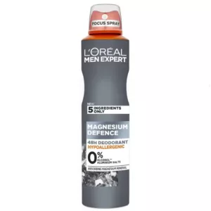 اسپری ضدتعریق بدون آلومینیوم لورال مدل magnesium defence