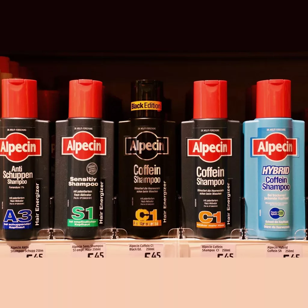 شامپو آلپسین مشکی اصل ضد ریزش بلک ادیشن Alpecin C1 Black Edition