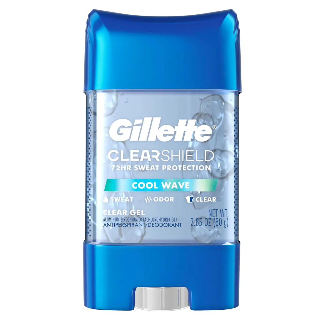 مام دئودورانت ژلی ژیلت cool wave  CLEAR SHIELD 72H