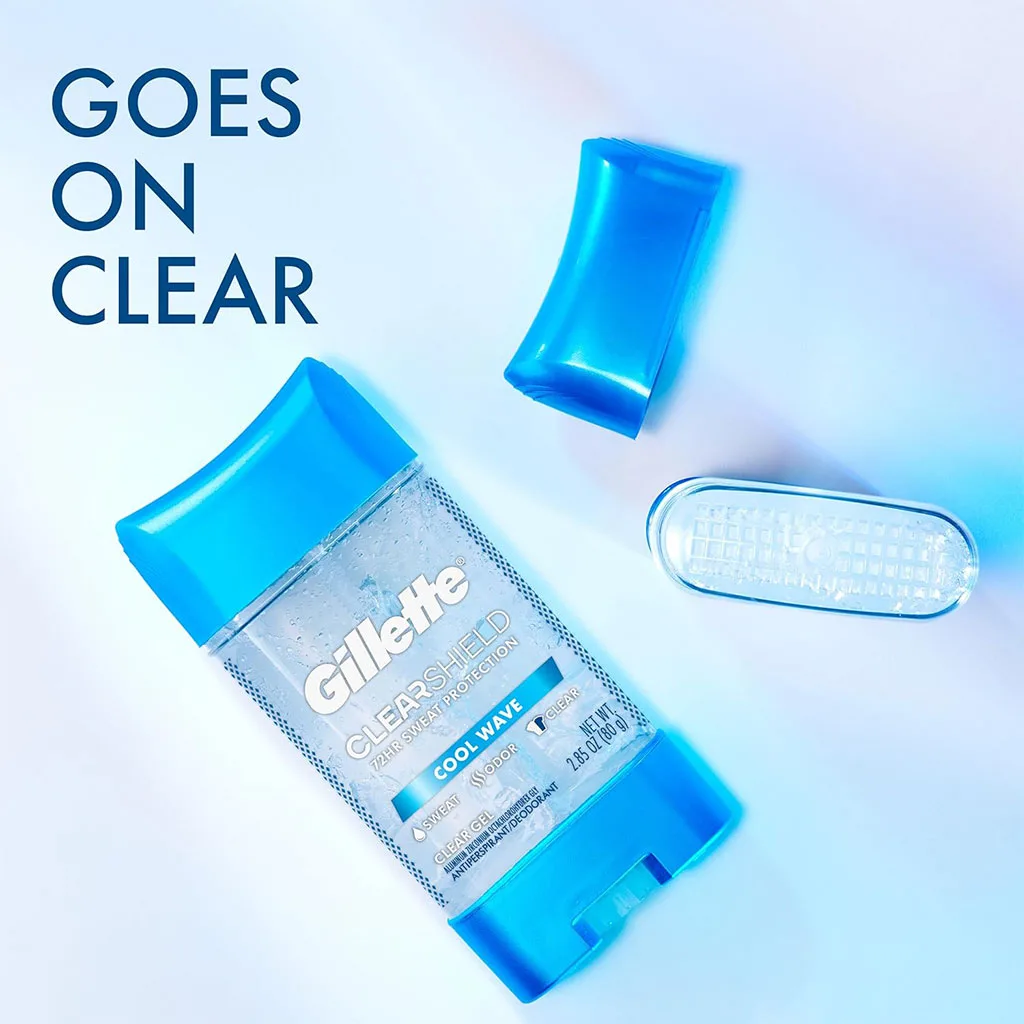 مام دئودورانت ژلی ژیلت CLEAR SHIELD 72H