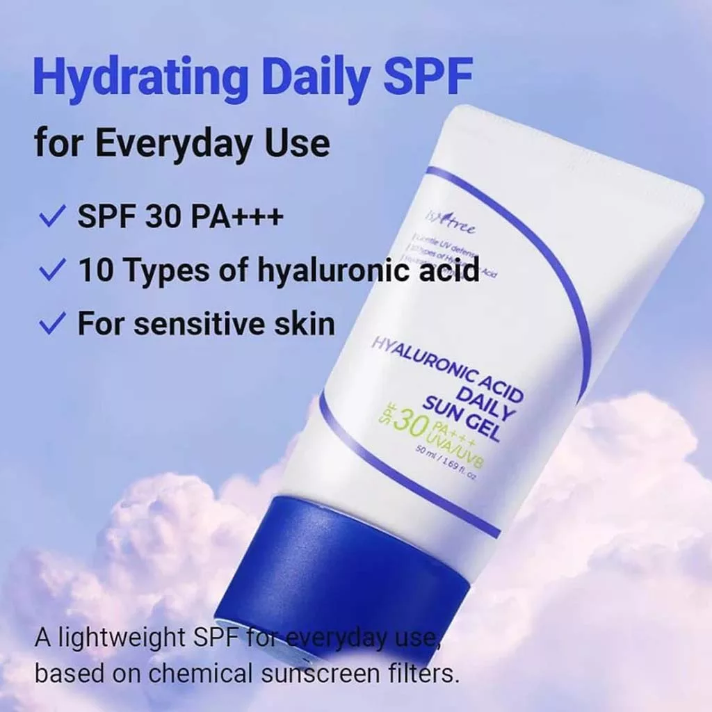 ضدآفتاب کرمی ایزنتری هیالورونیک اسید spf30