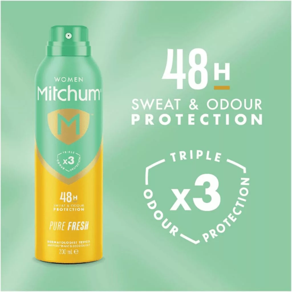 اسپری بدن ضدتعریق میچام PURE FRESH