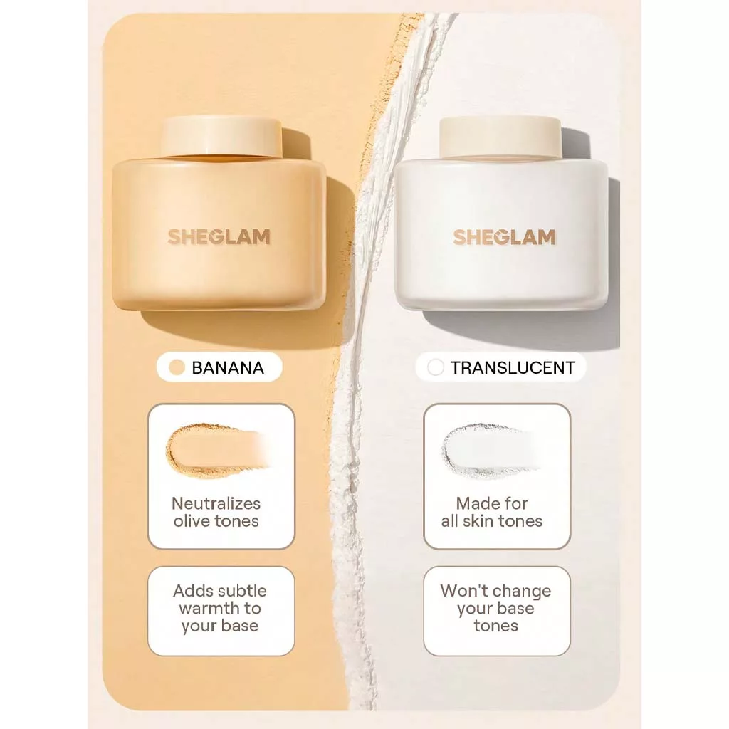 پودر فیکس شیگلم مدل loose powder