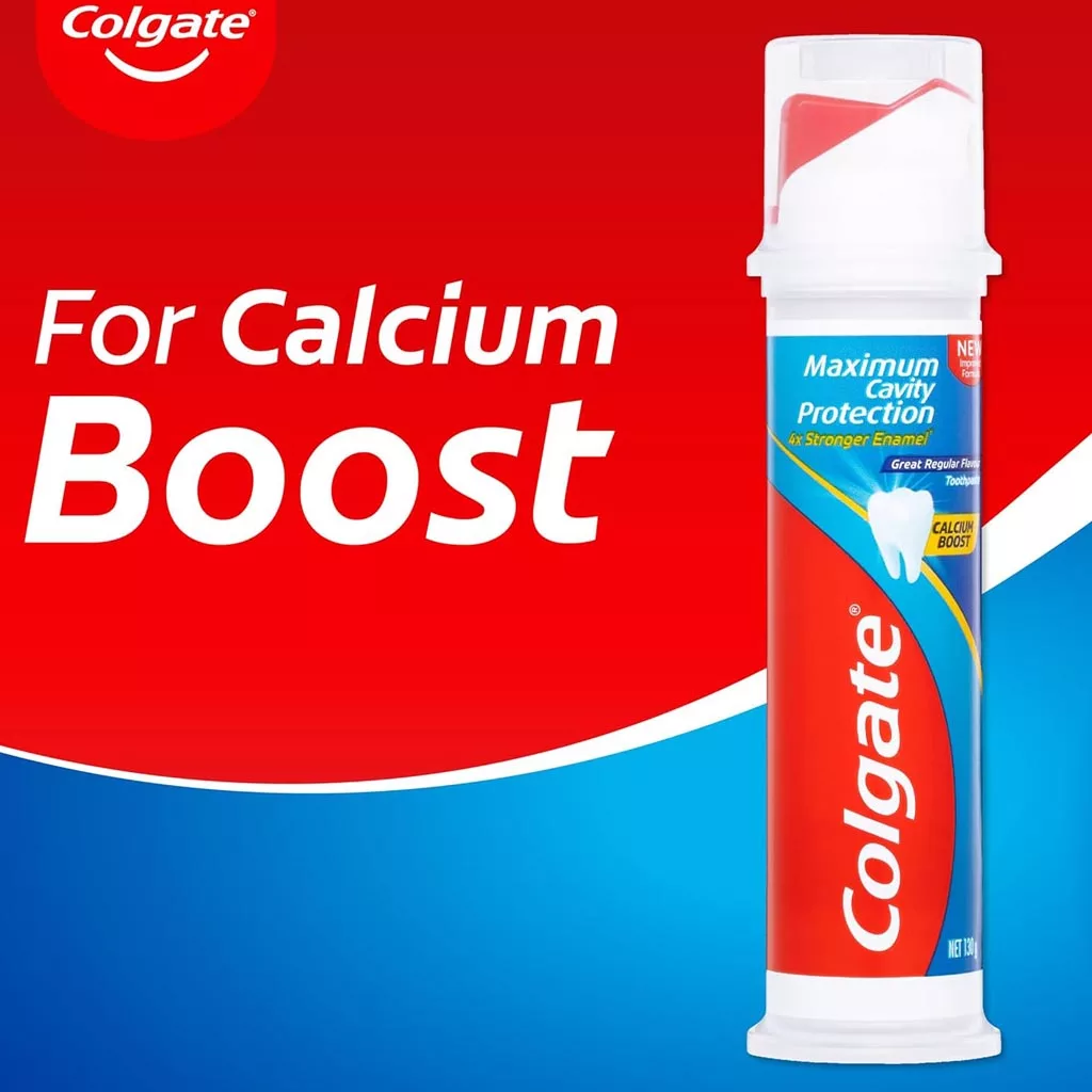 خمیردندان پمپی کولگیت maximum cavity ضد پوسیدگی قوی